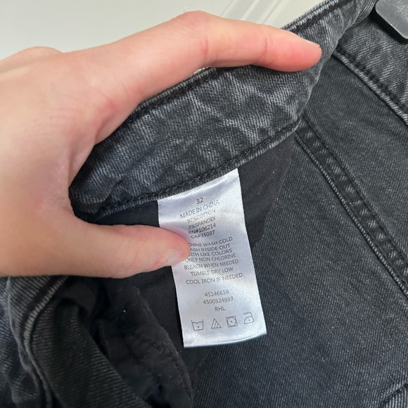 Joe's Jeans Charcoal Distressed Mini Skirt - Picture 4 of 4